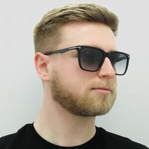 New, TOM FORD Garrett Sunglasses TF862 01B Authentic